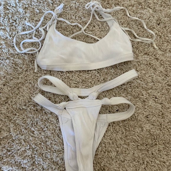 Minimale animale white ribbed bikini - Picture 4 of 6